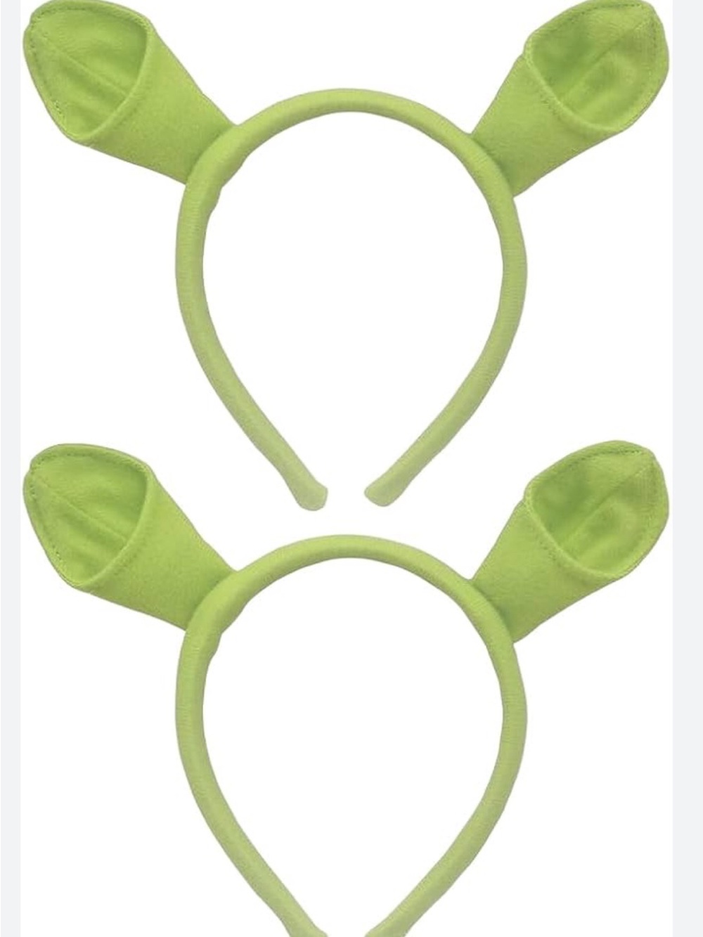 Shrek Costume Headband green Ears - Pack of 2